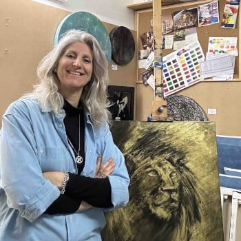 Roberta Volpe, painting teacher